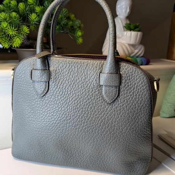 Kate Spade Carter Street Small Ashleigh Gray Pebble Leather - Picture 4 of 5